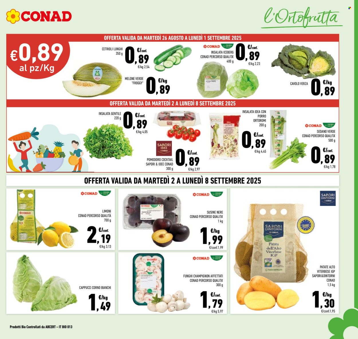 Volantino Conad - 26/8/2025 - 8/9/2025. Pagina 3
