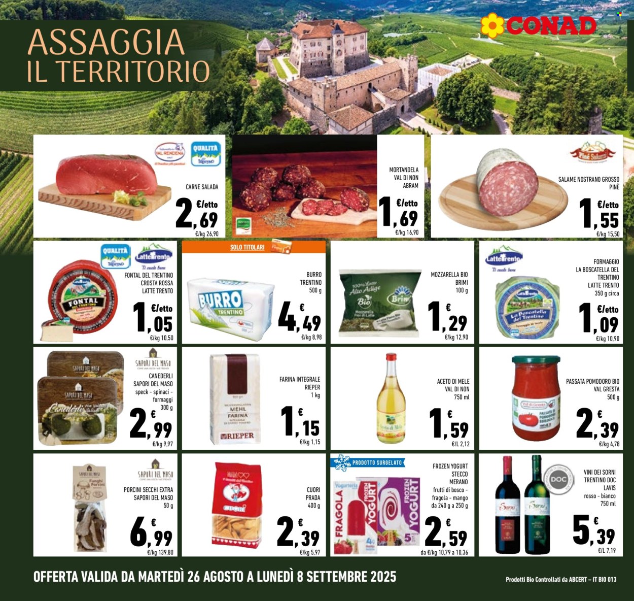 Volantino Conad - 26/8/2025 - 8/9/2025. Pagina 8