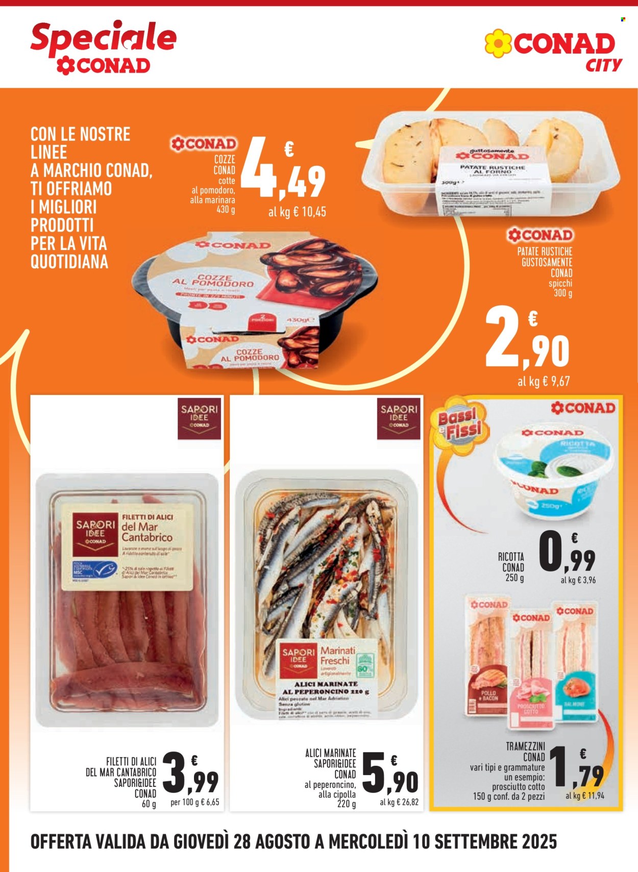 Volantino Conad - 28/8/2025 - 10/9/2025. Pagina 4