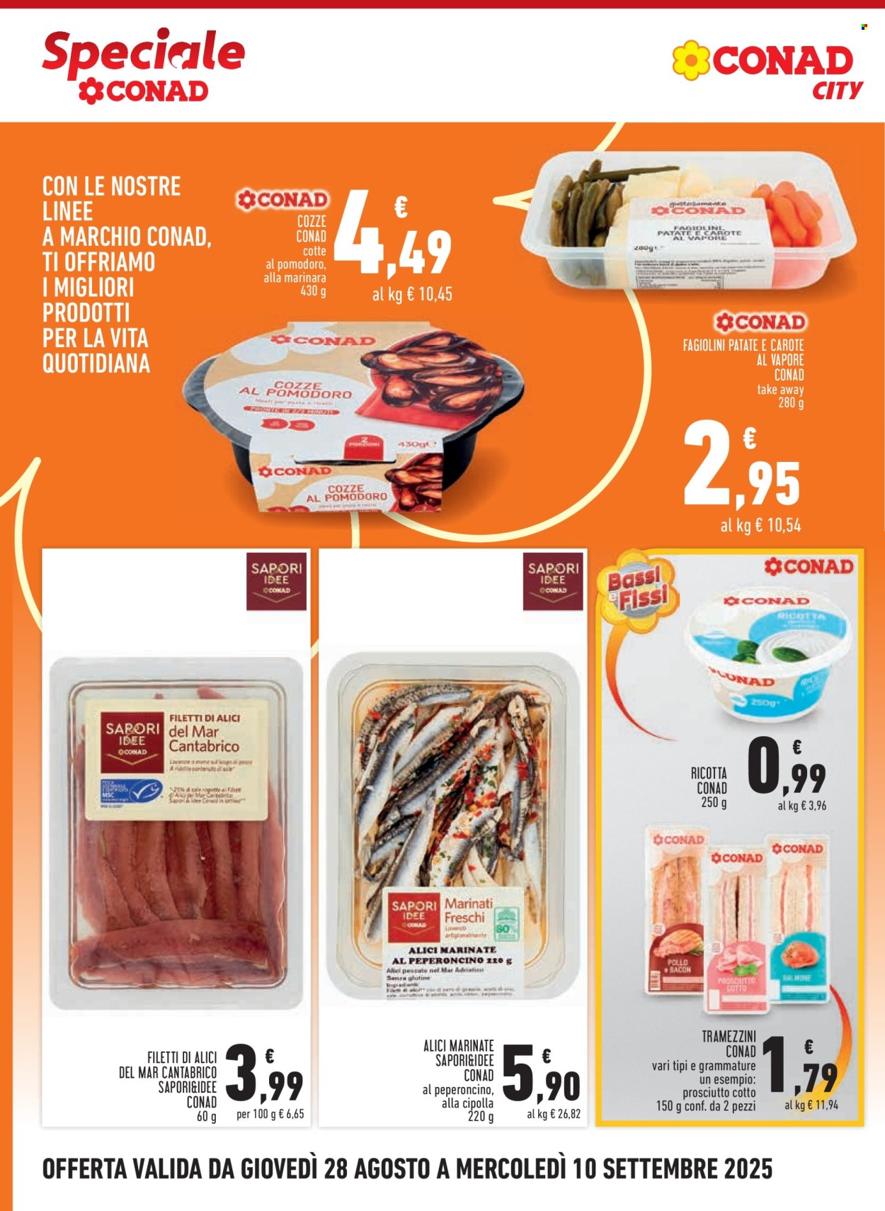 Volantino Conad - 28/8/2025 - 10/9/2025. Pagina 4