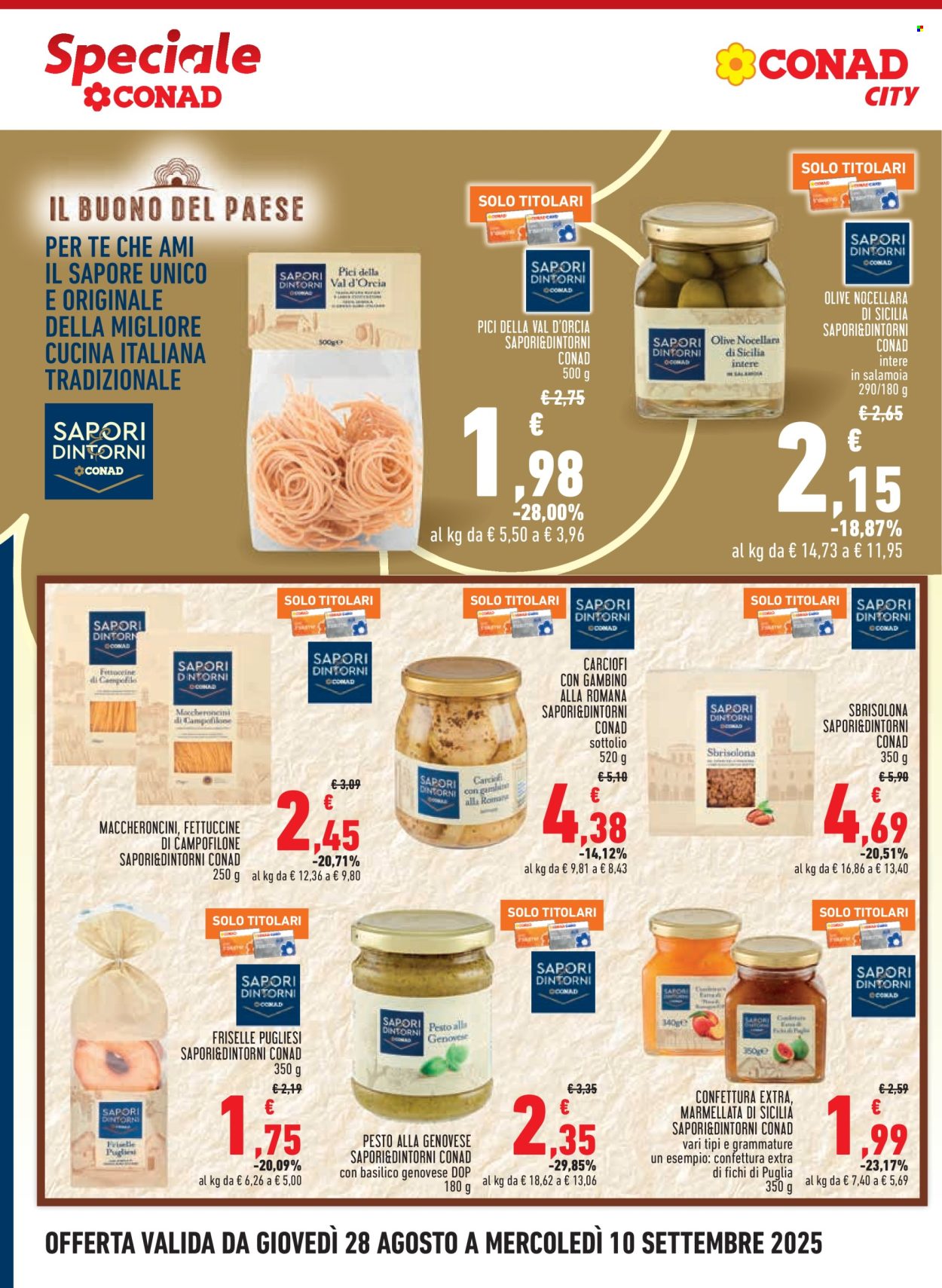 Volantino Conad - 28/8/2025 - 10/9/2025. Pagina 12