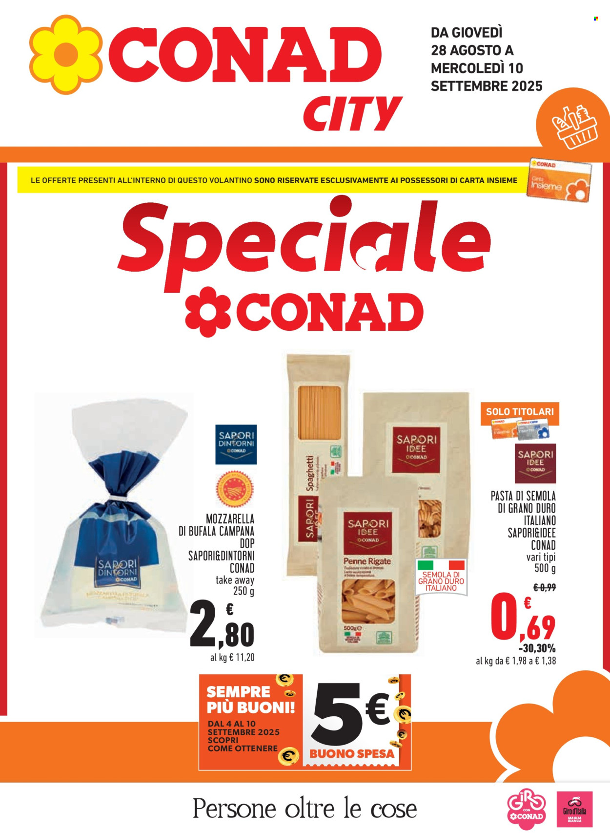 Volantino Conad City - 28/8/2025 - 10/9/2025. Pagina 1