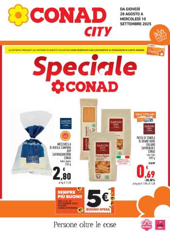 Volantino Conad City - 28/8/2025 - 10/9/2025.