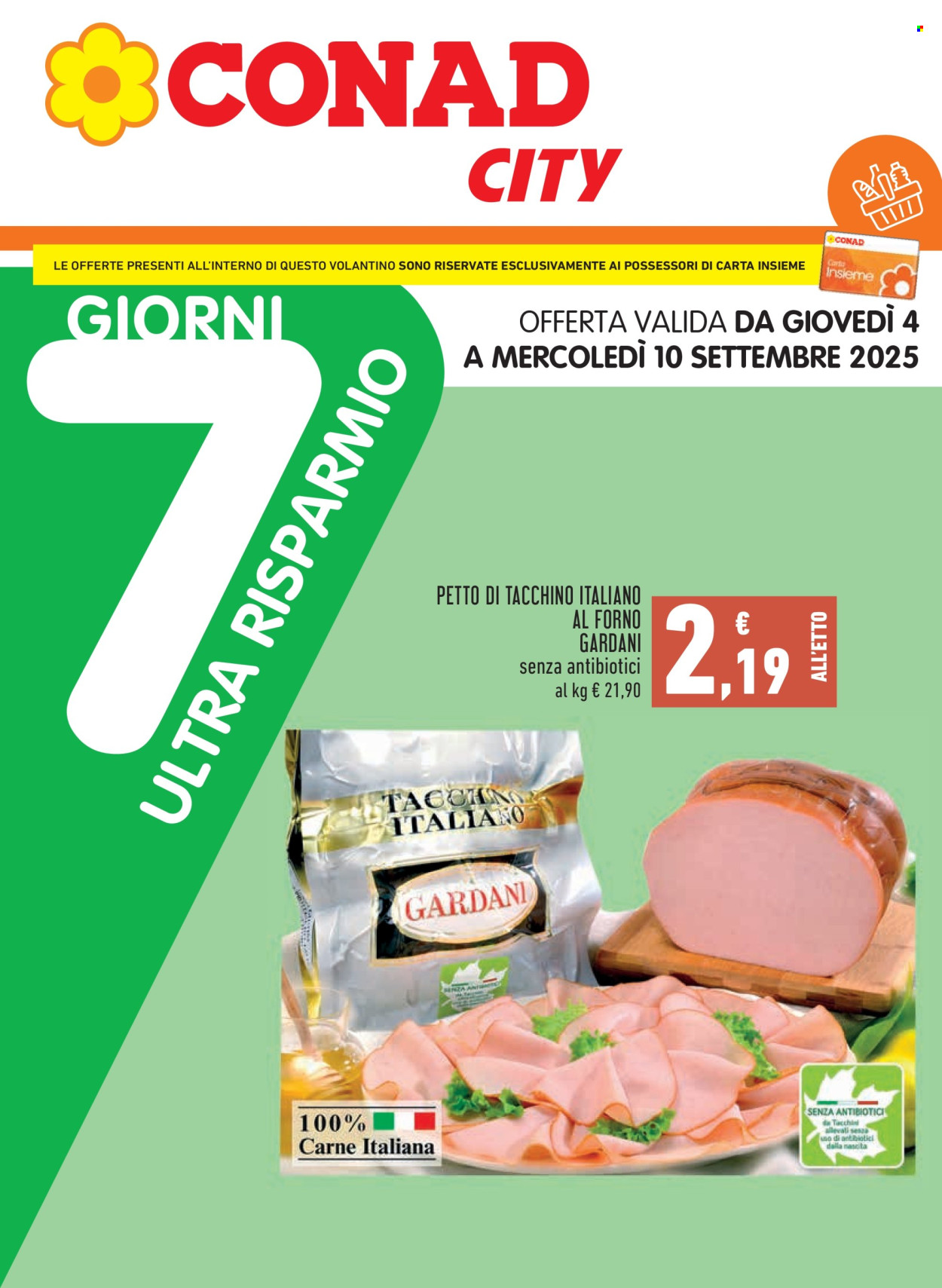 Volantino Conad City - 28/8/2025 - 10/9/2025. Pagina 21