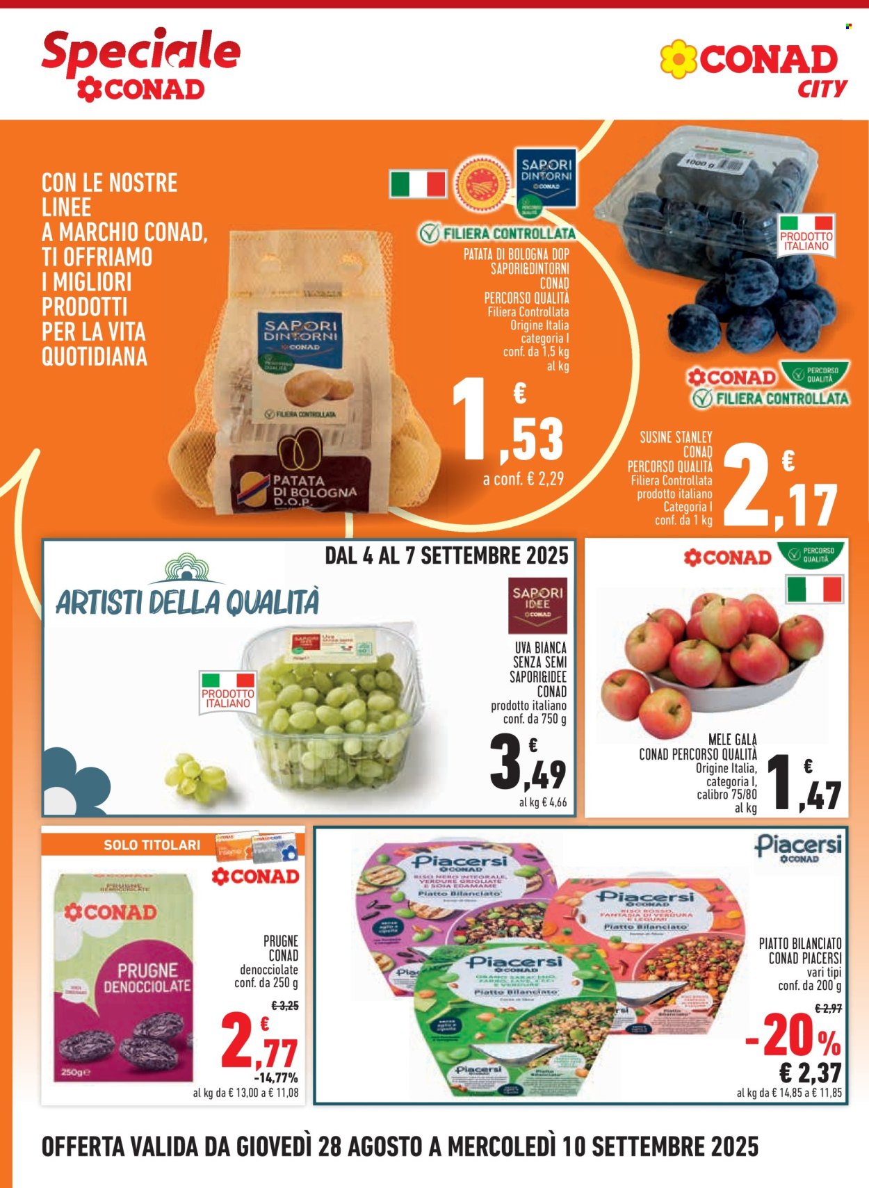 Volantino Conad - 28/8/2025 - 10/9/2025. Pagina 2