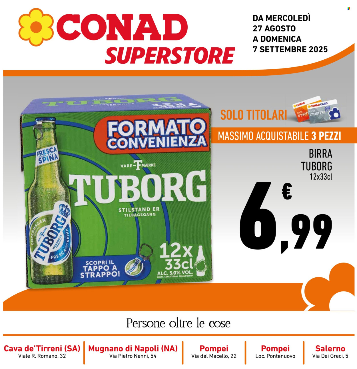 Volantino Conad Superstore - 27/8/2025 - 7/9/2025. Pagina 1