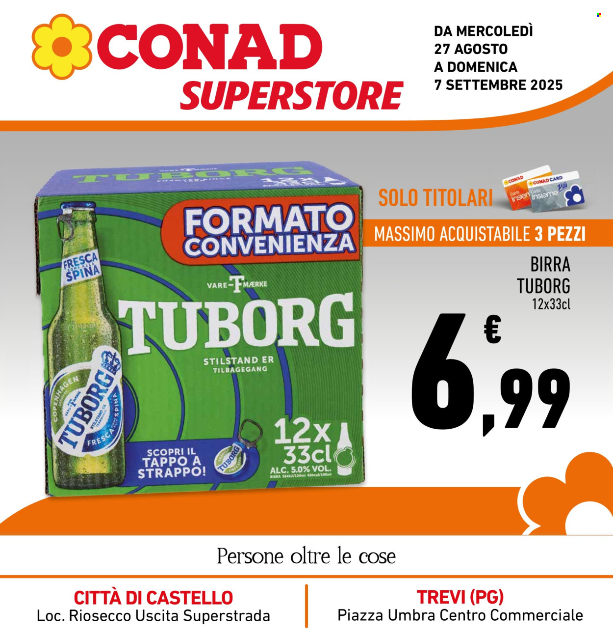 Volantino Conad Superstore - 27/8/2025 - 7/9/2025. Pagina 1