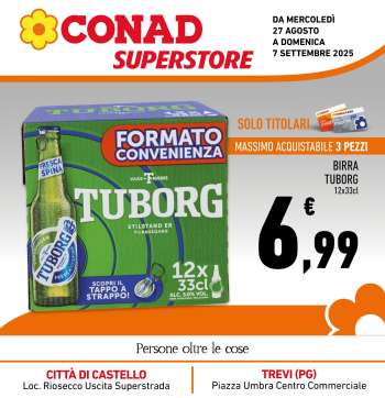Volantino Conad Superstore - 27/8/2025 - 7/9/2025.