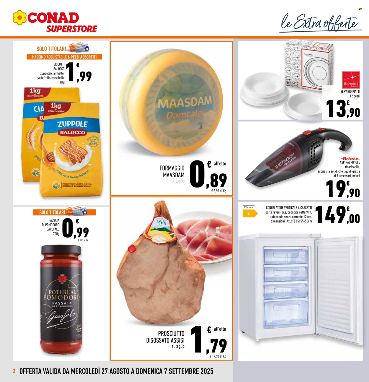 Volantino Conad Superstore - 27/8/2025 - 7/9/2025. Pagina 2