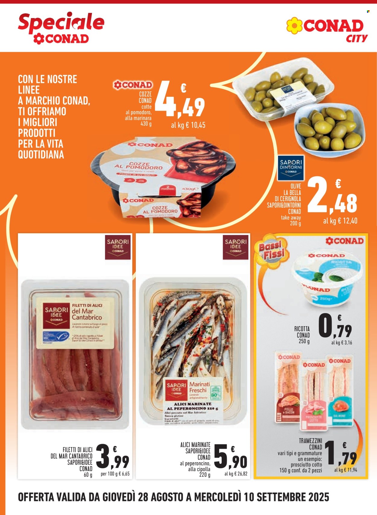 Volantino Conad - 28/8/2025 - 10/9/2025. Pagina 4