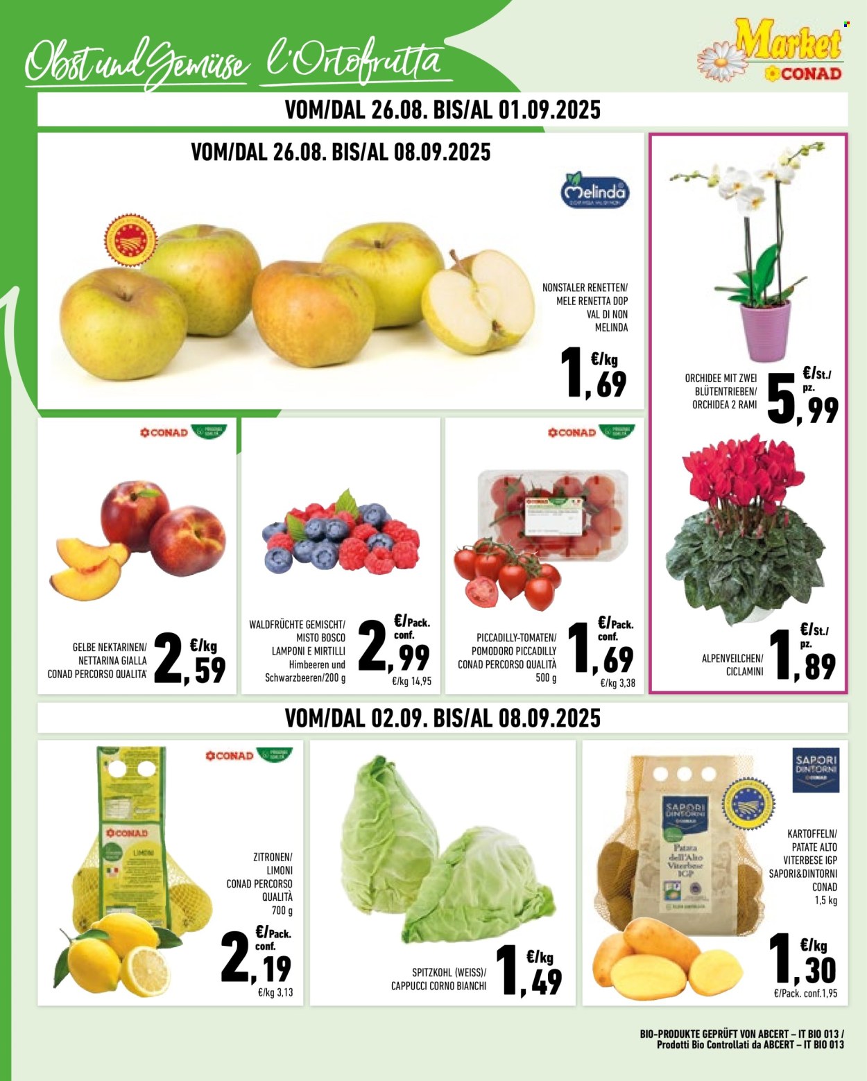 Volantino Market Conad - 26/8/2025 - 8/9/2025. Pagina 2