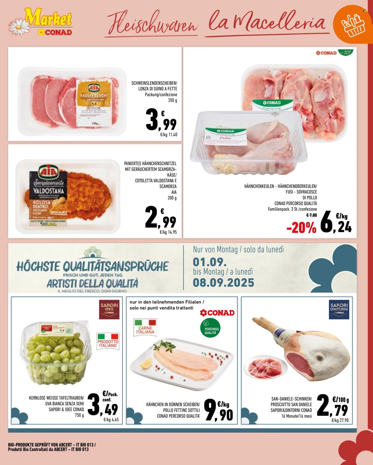 Volantino Market Conad - 26/8/2025 - 8/9/2025. Pagina 3