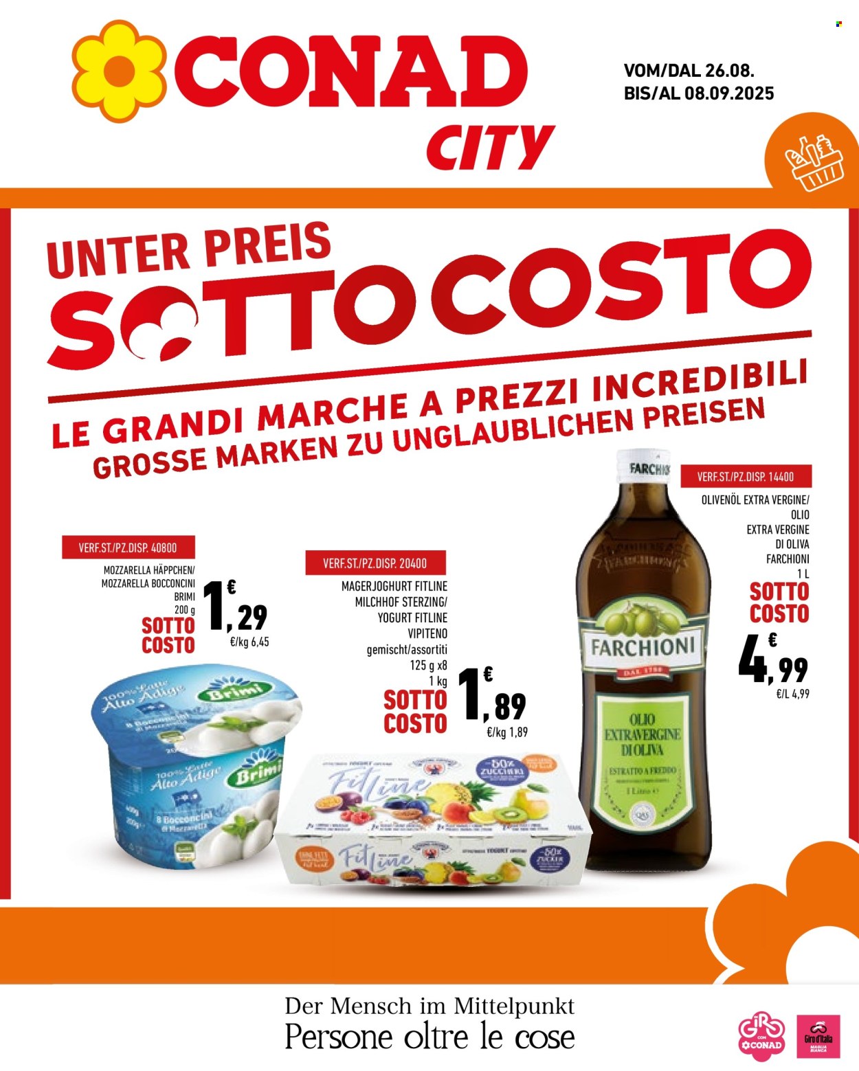 Volantino Conad City - 26/8/2025 - 8/9/2025. Pagina 1