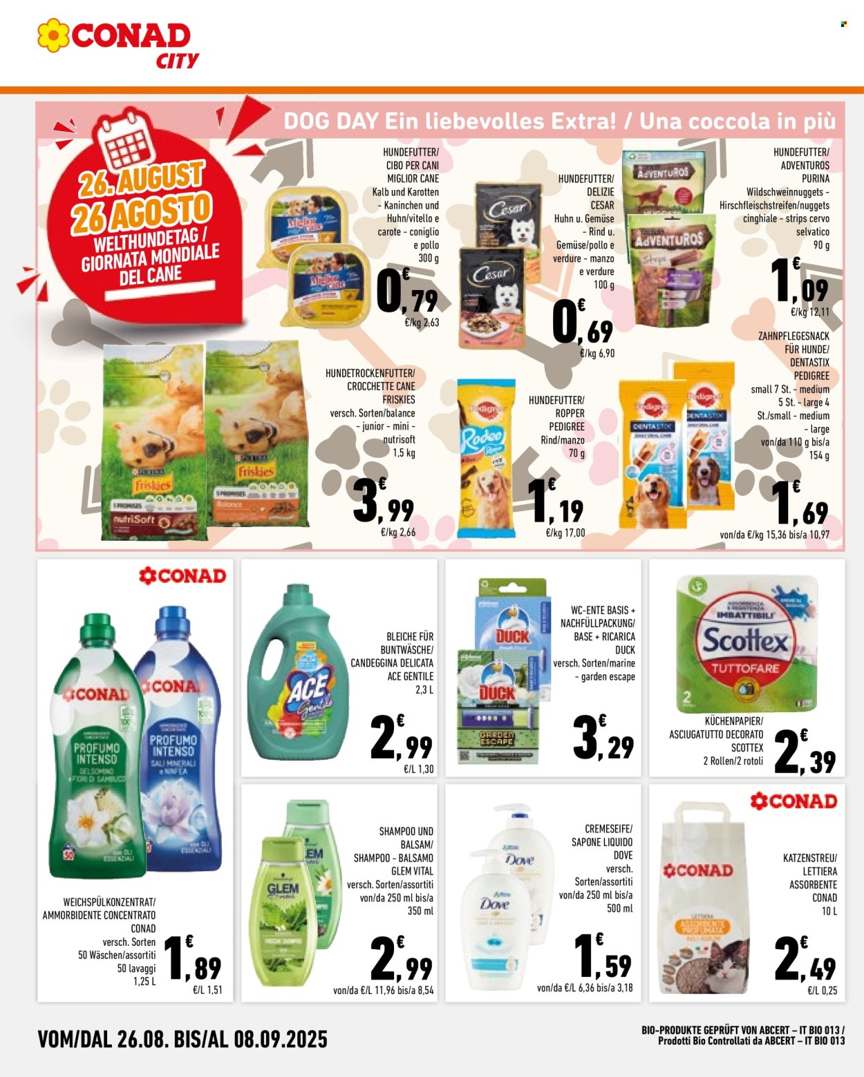 Volantino Conad City - 26/8/2025 - 8/9/2025. Pagina 16