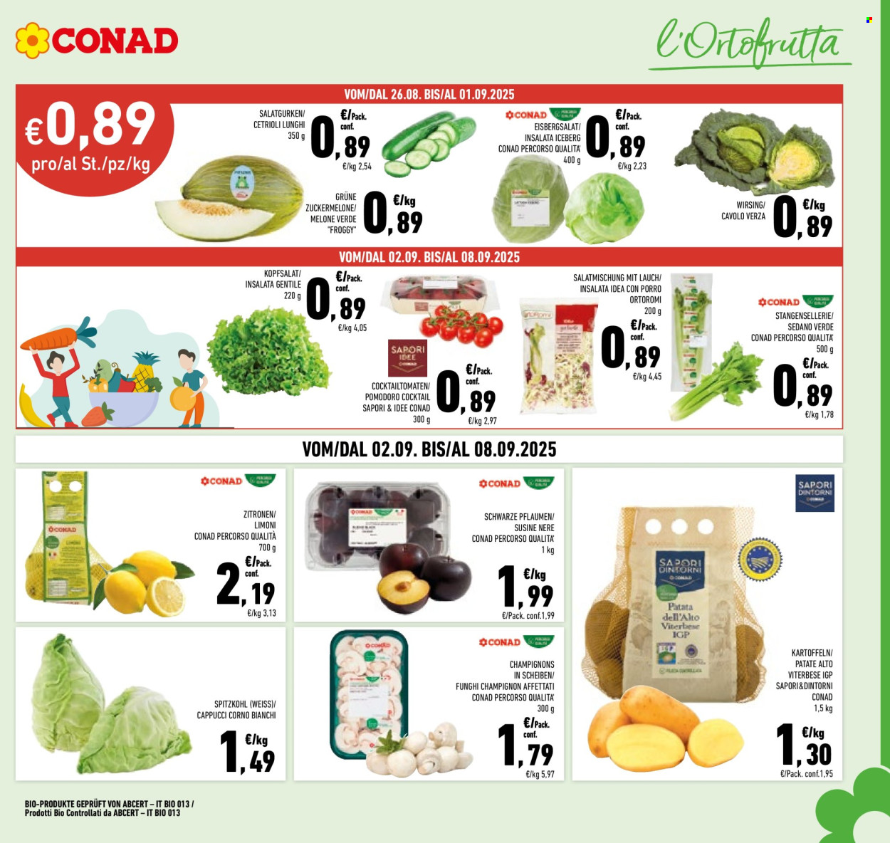 Volantino Conad - 26/8/2025 - 8/9/2025. Pagina 3