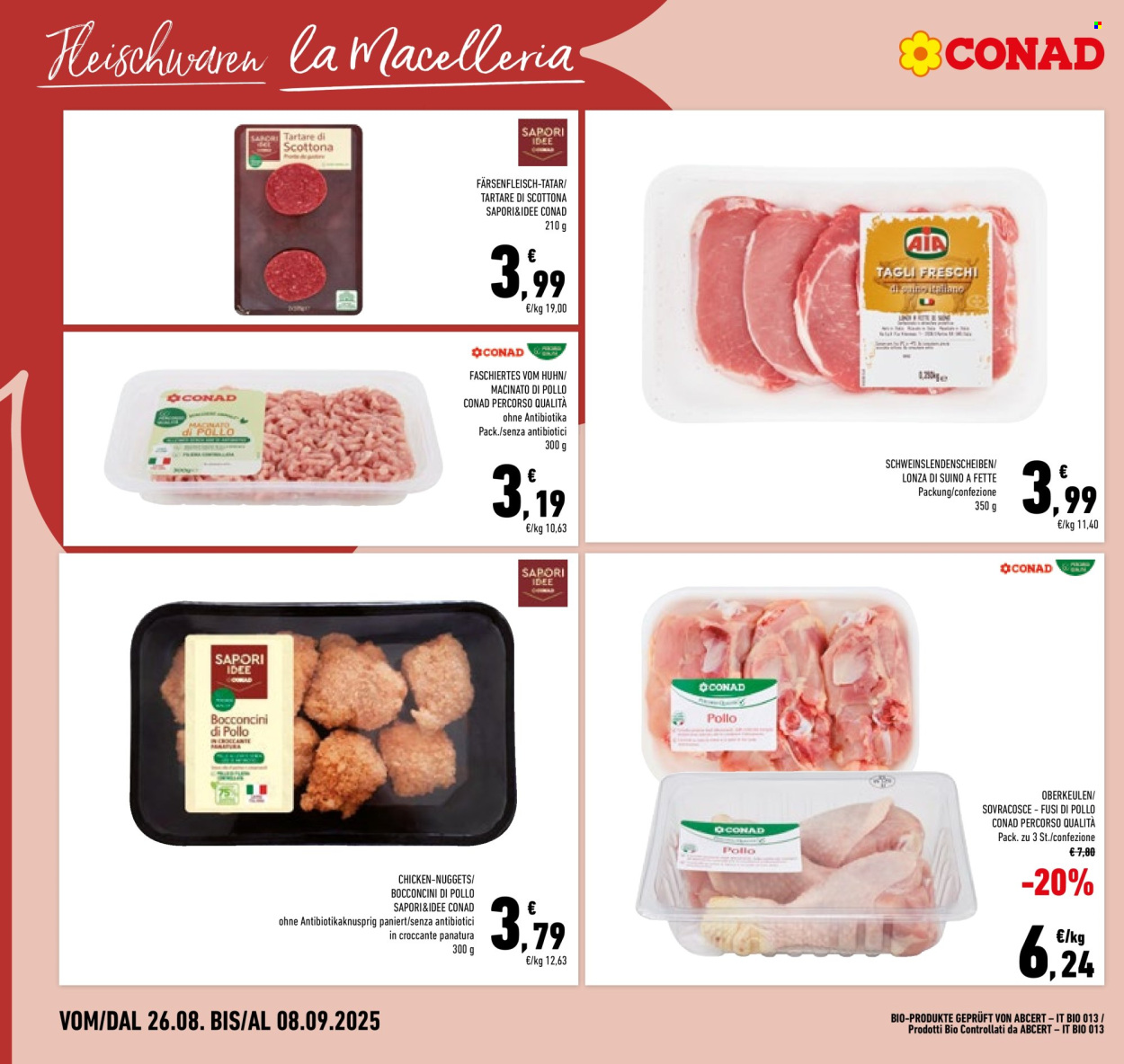 Volantino Conad - 26/8/2025 - 8/9/2025. Pagina 4