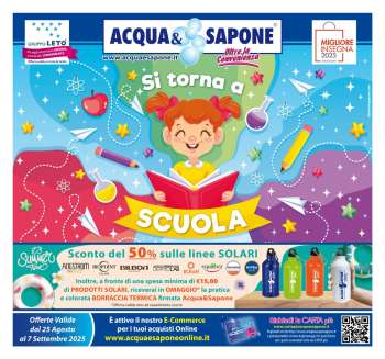 Volantino Acqua & Sapone - 25/8/2025 - 7/9/2025.