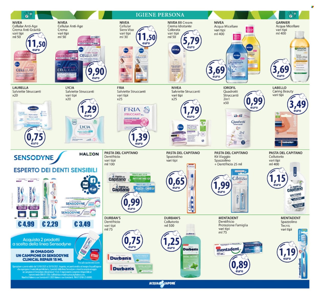 Volantino Acqua & Sapone - 25/8/2025 - 7/9/2025. Pagina 8
