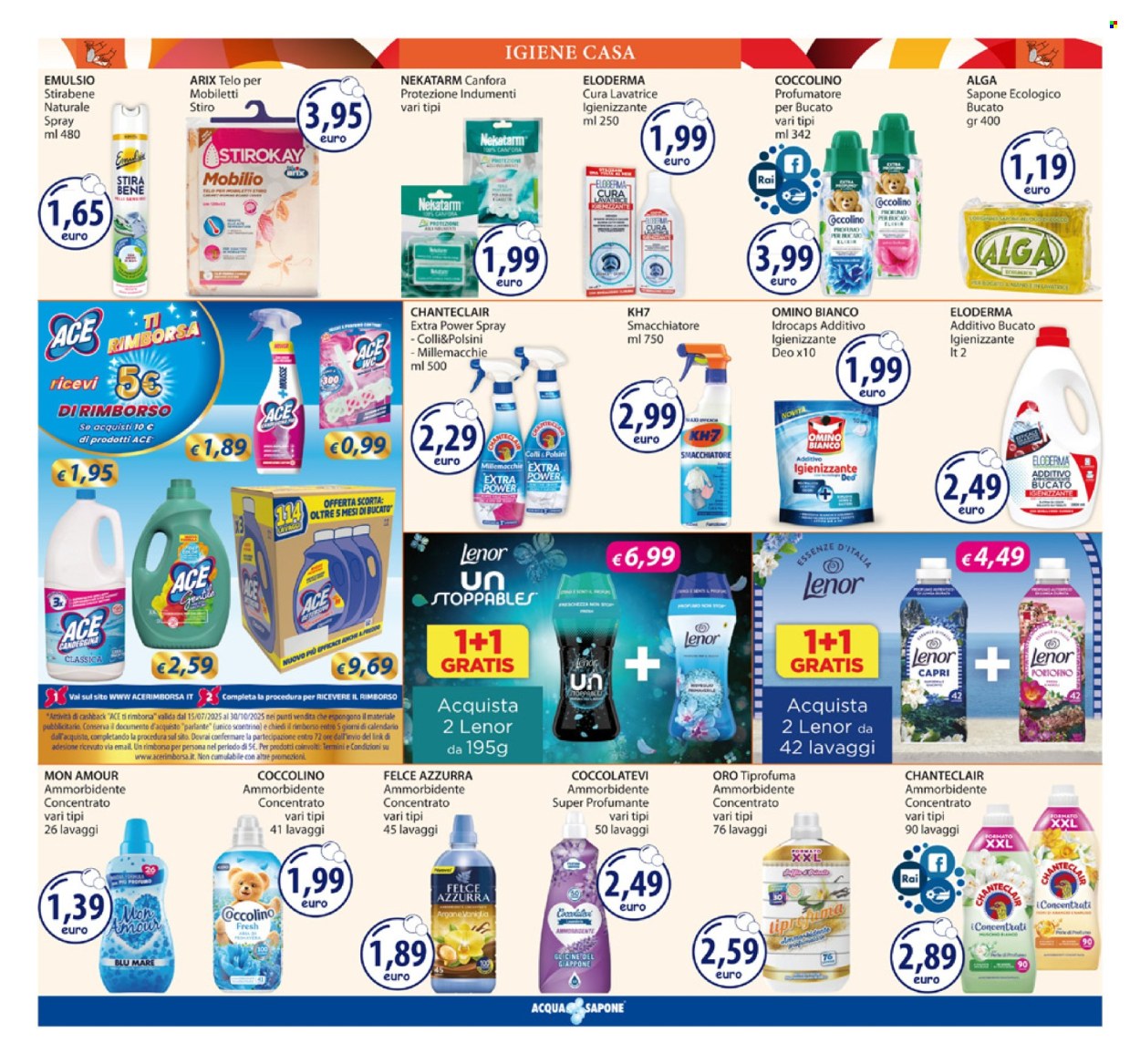 Volantino Acqua & Sapone - 25/8/2025 - 7/9/2025. Pagina 19