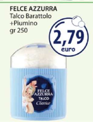 FELCE AZZURRA Talco Barattolo +Piumino