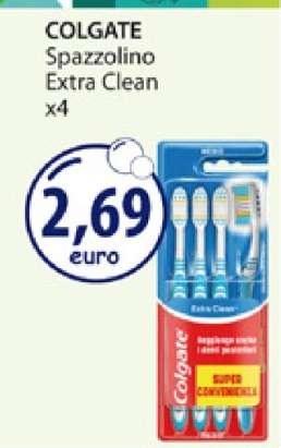COLGATE Spazzolino Extra Clean x4