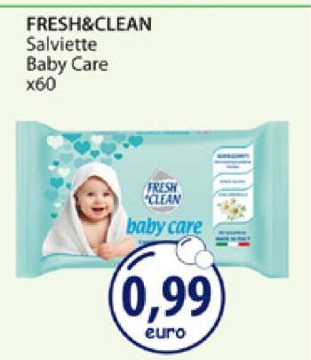 FRESH&CLEAN Salviette Baby Care x60