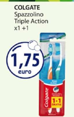 COLGATE Spazzolino Triple Action x1 +1