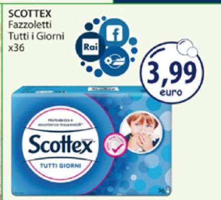 SCOTTEX Fazzoletti Tutti i Giorni x36