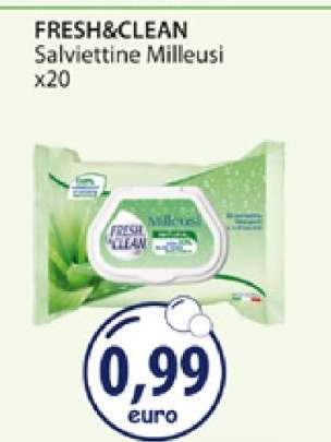 FRESH&CLEAN Salviettine Milleusi x20