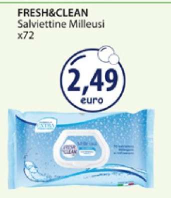 FRESH&CLEAN Salviettine Milleusi x72
