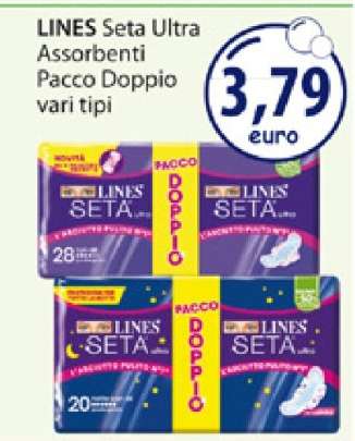 LINES Seta Ultra Assorbenti Pacco Doppio