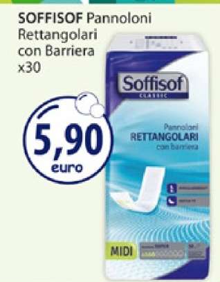 SOFFISOF Pannoloni Rettangolari con Barriera x30