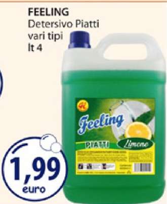 FEELING Detersivo Piatti
