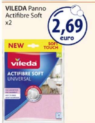 VILEDA Panno Actifibre Soft x2
