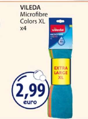 VILEDA Microfibre Colors XL x4