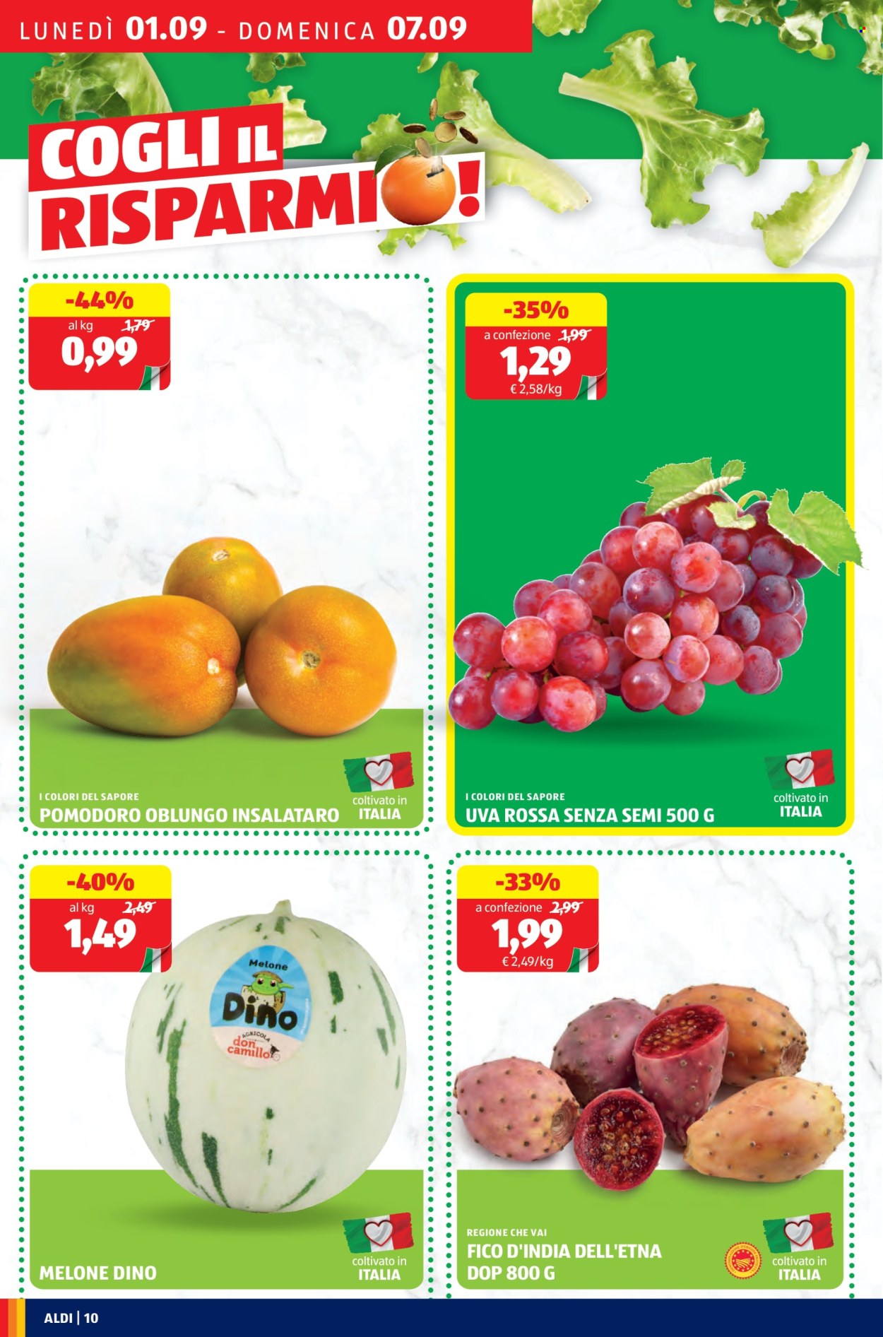 Volantino Aldi - 1/9/2025 - 7/9/2025. Pagina 10
