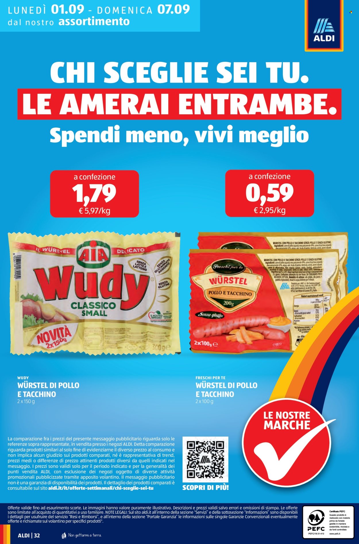 Volantino Aldi - 1/9/2025 - 7/9/2025. Pagina 32