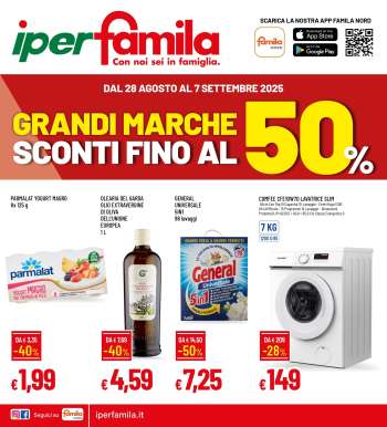 Volantino Famila - 28/8/2025 - 7/9/2025.