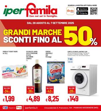 Volantino Famila - 28/8/2025 - 7/9/2025.