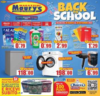 Volantino Maury's - 28/8/2025 - 20/9/2025.