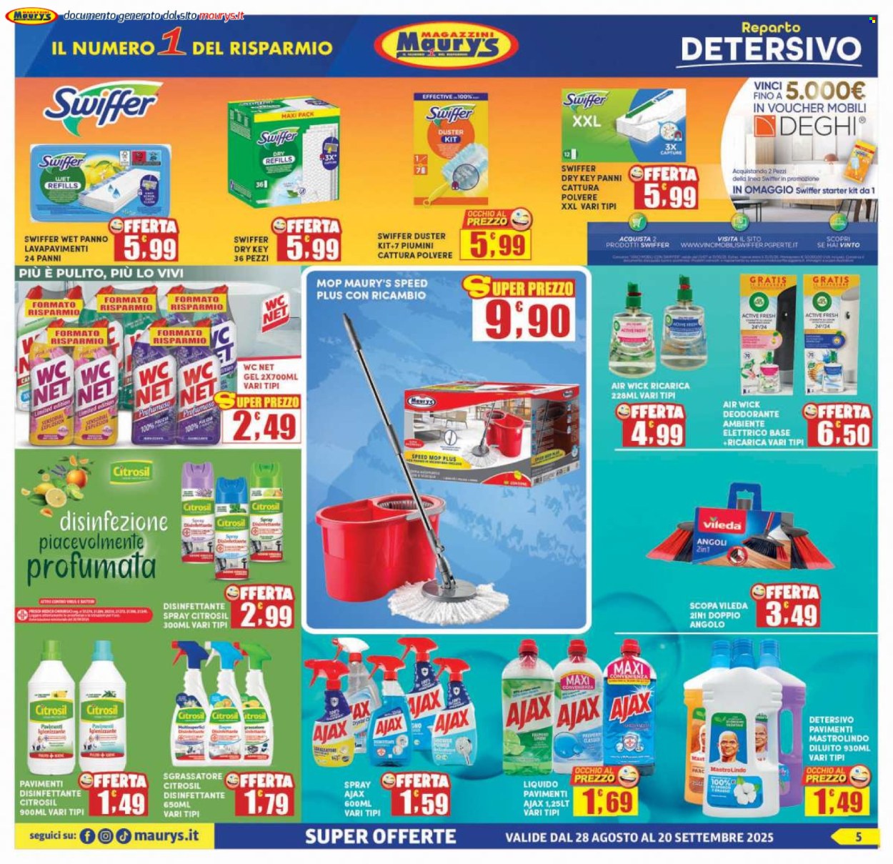 Volantino Maury's - 28/8/2025 - 20/9/2025. Pagina 5