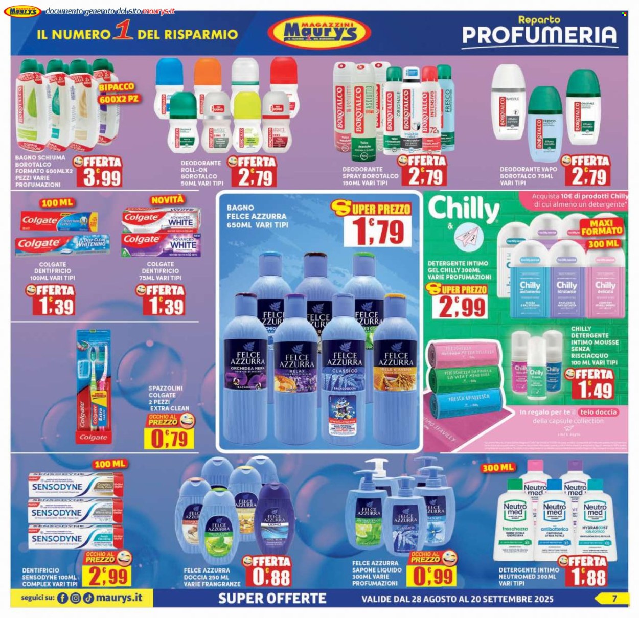 Volantino Maury's - 28/8/2025 - 20/9/2025. Pagina 7
