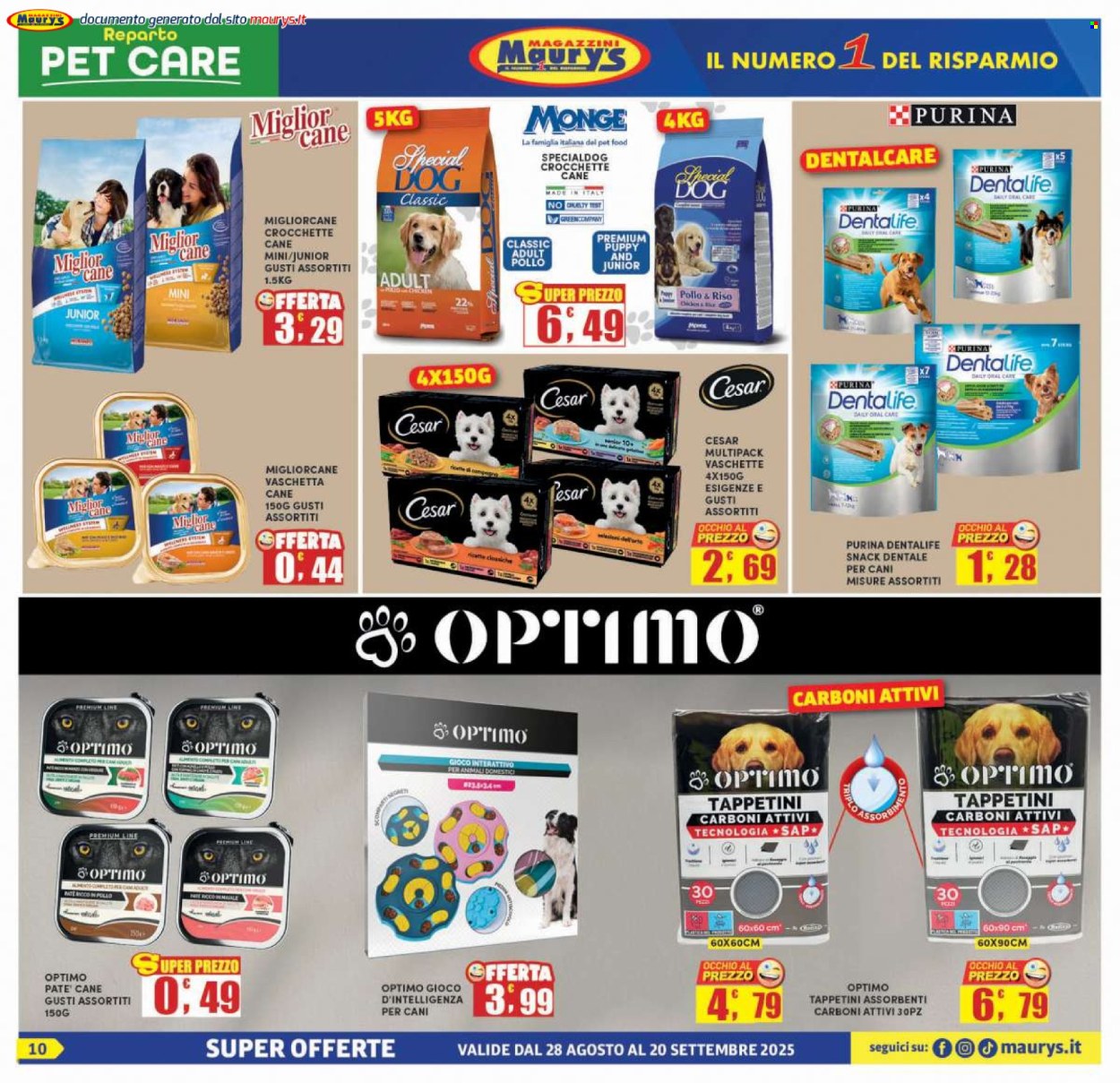 Volantino Maury's - 28/8/2025 - 20/9/2025. Pagina 10