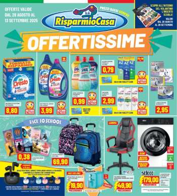 Volantino Risparmio Casa - 28/8/2025 - 13/9/2025.