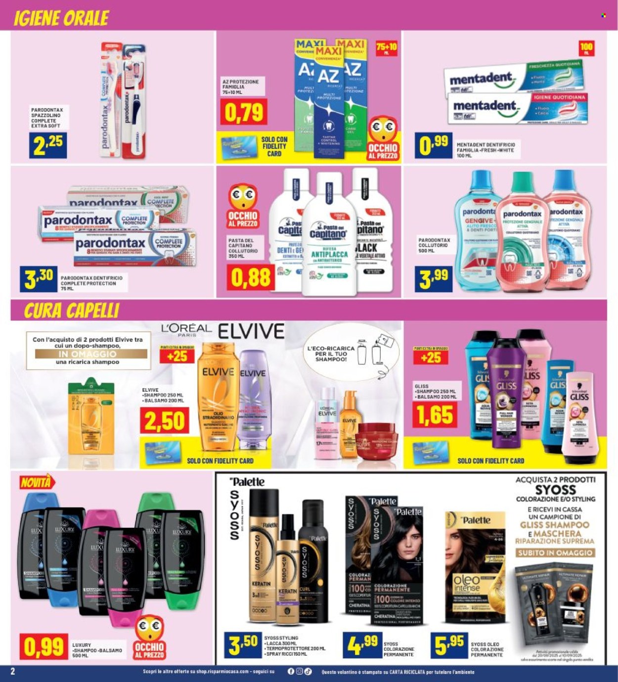 Volantino Risparmio Casa - 28/8/2025 - 13/9/2025. Pagina 2