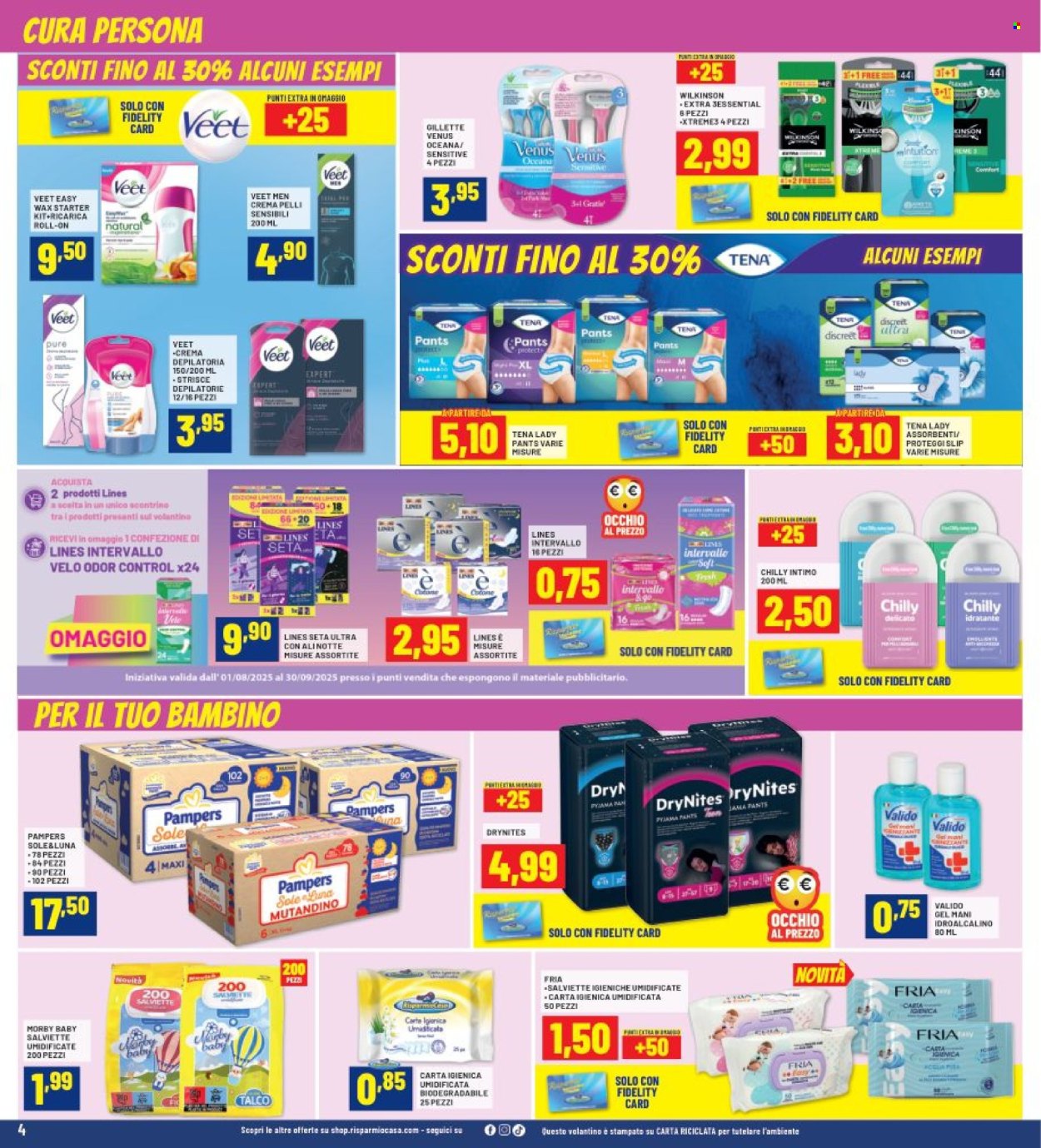 Volantino Risparmio Casa - 28/8/2025 - 13/9/2025. Pagina 4