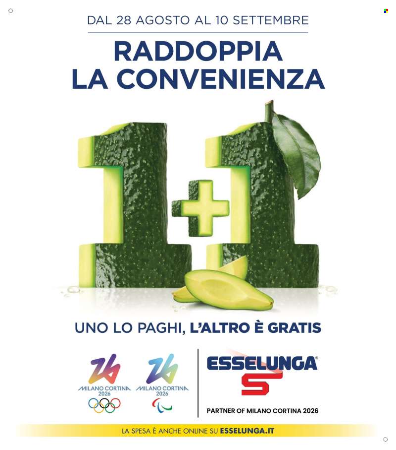 Volantino Esselunga - 28/8/2025 - 10/9/2025.