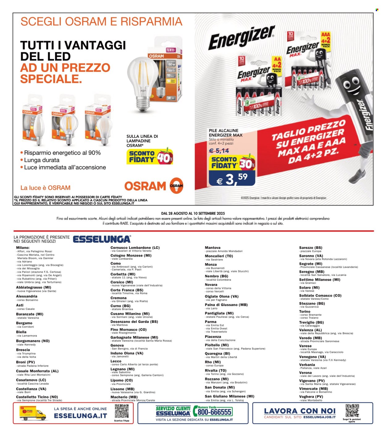 Volantino Esselunga - 28/8/2025 - 10/9/2025. Pagina 8