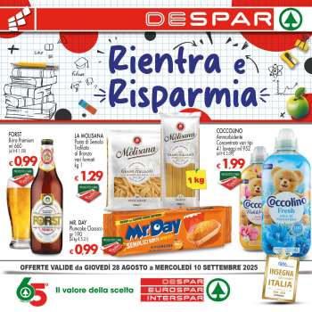 Volantino Interspar - 28/8/2025 - 10/9/2025.
