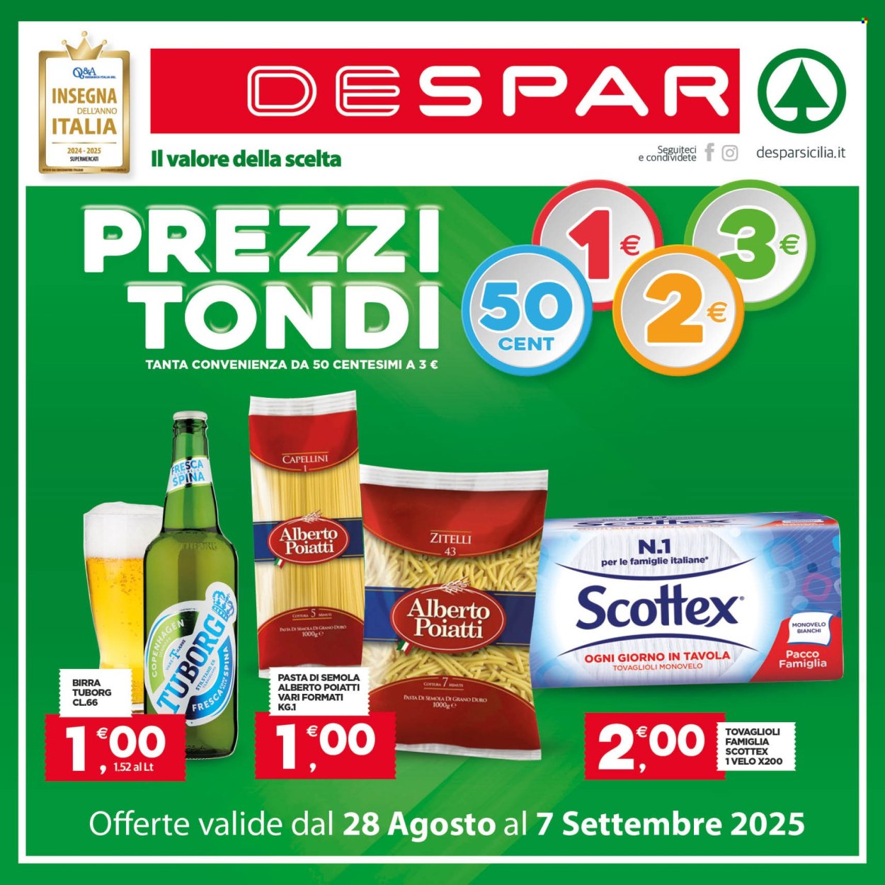 Volantino Despar - 28/8/2025 - 7/9/2025. Pagina 1